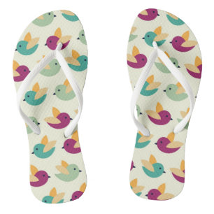 Vogelpatroon Teenslippers