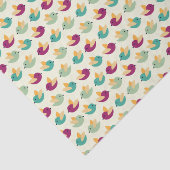 Vogelpatroon Tissuepapier (Detail)