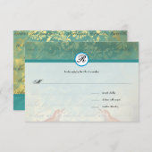  vogelpest Endive Wedding Uitnodiging (Voorkant / Achterkant)