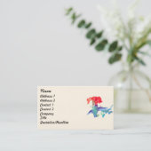 vogelpest Wilde flora Visitekaartje (Staand voorkant)