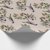  vogelplukpapier cadeaupapier (Hoek)