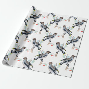 vogelplukpapier cadeaupapier
