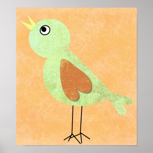 vogelposter poster (Voorkant)