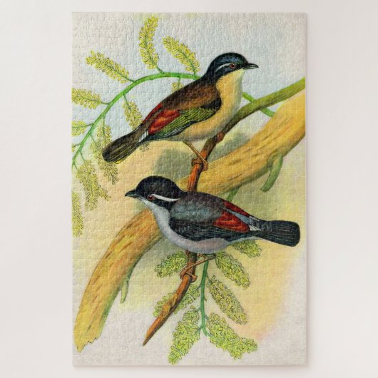 vogelprint legpuzzel (Verticaal)