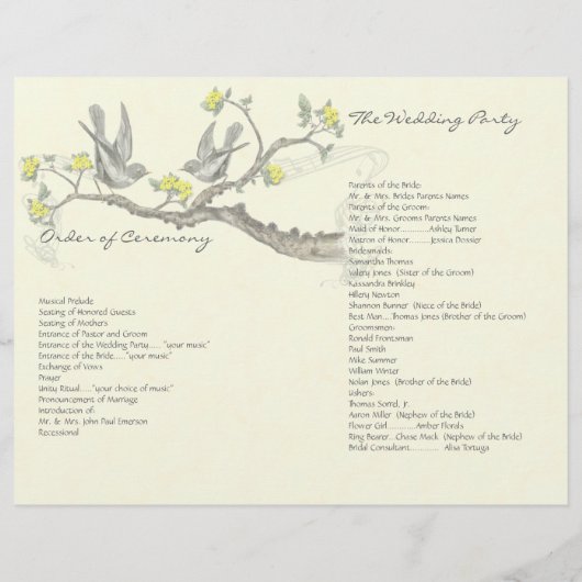 vogelprogramma en grijs weddenschap (Achterkant)