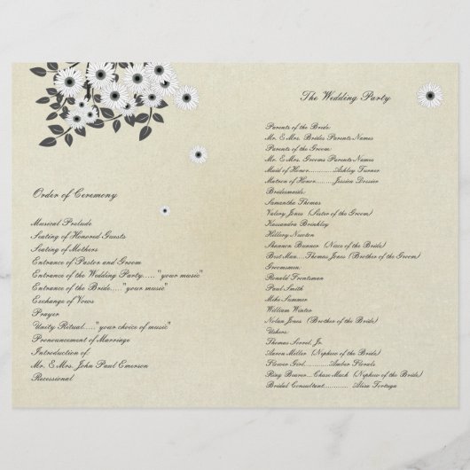  Vogelprogramma voor het weduwschap tussen de geve (Achterkant)