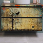 Vogelquilt Abstracte decoupage Tissuepapier