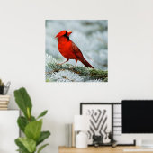 Vogelrood Poster (Thuiskantoor)