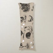  vogelrooster Eipatroon Lichaamskussen (Voorkant Verticaal)