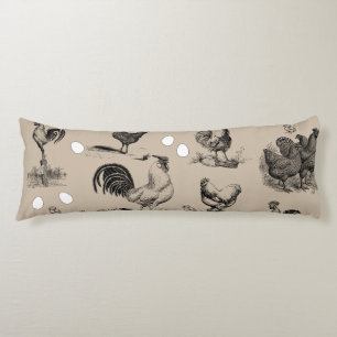  vogelrooster Eipatroon Lichaamskussen