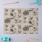  vogelrooster Eipatroon Tissuepapier (Craft)