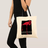  vogelroze flamingo in de Duitse dierentuin Münche Tote Bag (Voorkant (product))