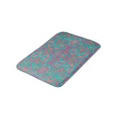 Vogels Arabesque Bohemian Pattern Turquoise Pink Badmat (Gekanteld)