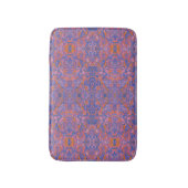 Vogels Arabesque Oriental Bohemian Boho Blue Sinaa Badmat (Voorkant Verticaal)