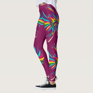 Vogels Artistiek Abstract Leggings