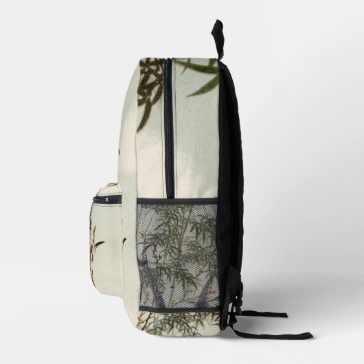 Vogels Bamboe Aziatisch Japans Bedrukte Rugzak (Rechts)