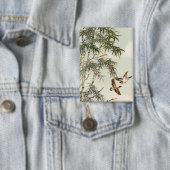 Vogels Bamboe Aziatisch Japans  Button (Insitu)