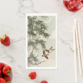 Vogels Bamboe Aziatisch Japans Servet (Insitu)