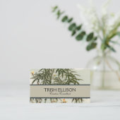 Vogels Bamboe Aziatisch Japans Visitekaartje (Staand voorkant)