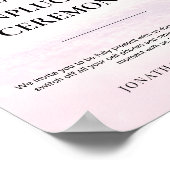 Vogels & Bessen Denneappel Aquarel Wintertrouw Poster (Hoek)