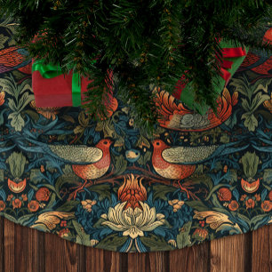 Vogels Bladeren Bloemig Vintage William Morris Pat Kerstboom Rok