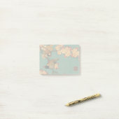 Vogels Bloemen Hokusai Japanse kunst Post-it® Notes (Op bureau)