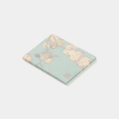 Vogels Bloemen Hokusai Japanse kunst Post-it® Notes (Schuin)