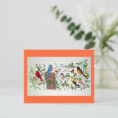 vogels briefkaart (Staand voorkant)
