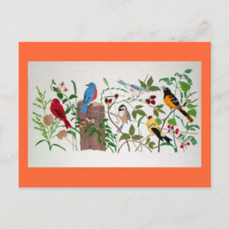 vogels briefkaart