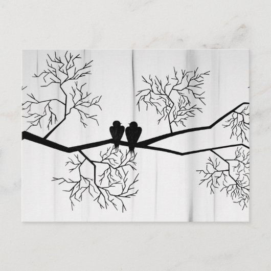 vogels briefkaart (Voorkant)