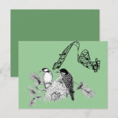 vogels briefkaart (Voorkant / Achterkant)