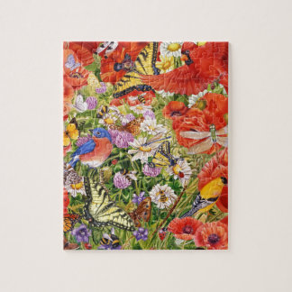 Vogels, buiken en bijen, puzzel