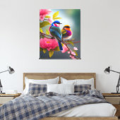 vogels canvas afdruk (Insitu (Slaapkamer))