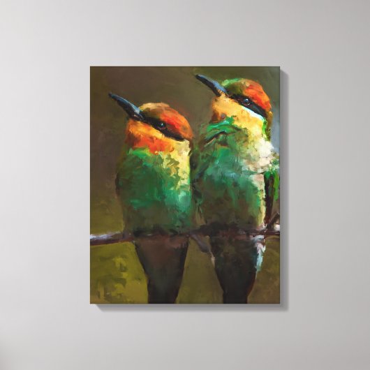 vogels canvas afdruk (Voorkant)
