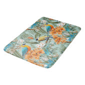 Vogels Chinoiserie Mint Sinaasappel Badmat (Gekanteld)