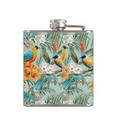 Vogels Chinoiserie Mint Sinaasappel Heupfles (Achterkant)