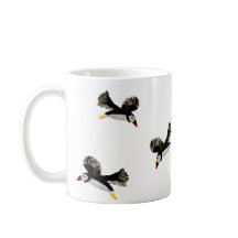 Vogels die Puffin Fun vliegen