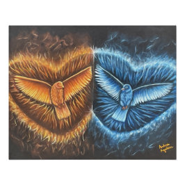 Vogels die samen vliegen- perfect poster