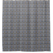 Vogels en aardbeien William Morris Shower Curtain Douchegordijn (Voorkant)