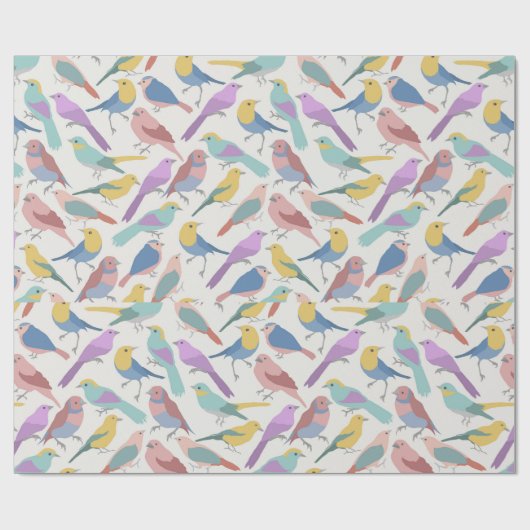 Vogels en andere dieren die papier overladen (Vlak)