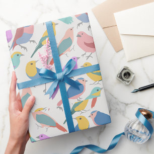 Vogels en andere dieren die papier overladen