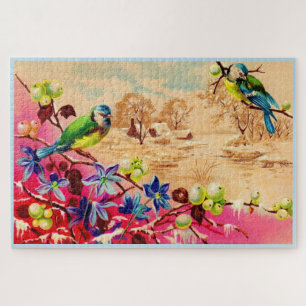 vogels en bessen legpuzzel