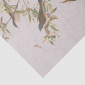 Vogels en bladeren, romantisch huwelijk tissuepapier (Detail)