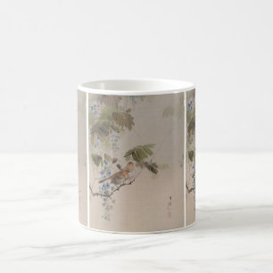 Vogels en Bloemen door Watanabe Seitei Koffiemok