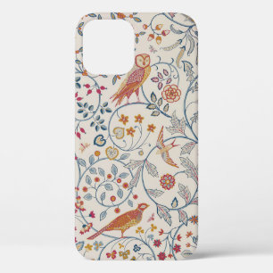 Vogels en Bloemen, William Morris iPhone 12 Hoesje