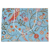 Vogels en bloemen, William Morris Large Gift Bag Groot Cadeauzakje (Voorkant)