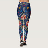 Vogels en bloemen, William Morris Leggings (Achterkant)