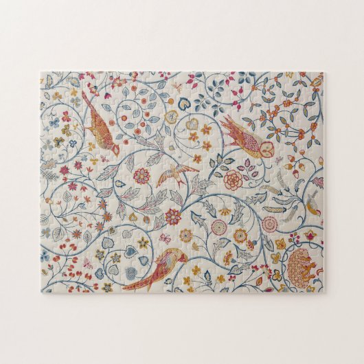 Vogels en bloemen, William Morris Legpuzzel (Horizontaal)