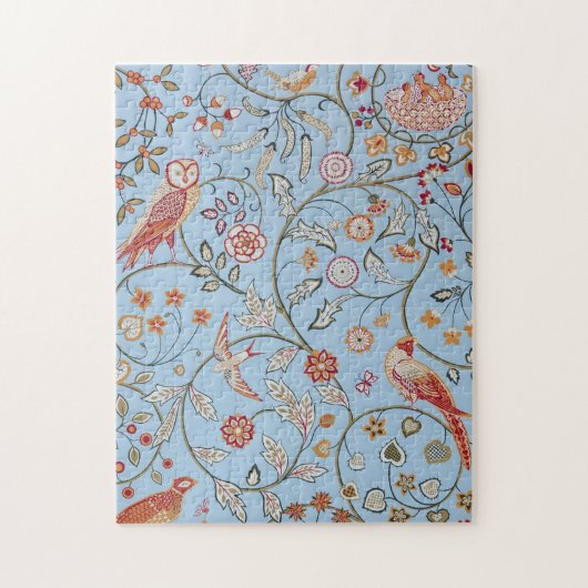 Vogels en bloemen, William Morris Legpuzzel (Verticaal)