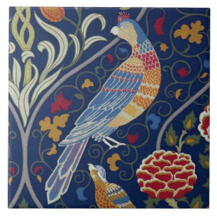 Vogels en bloemen, William Morris Tegeltje
